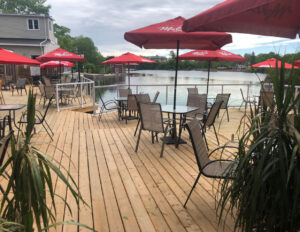 Patio at the Bobcaygeon Inn