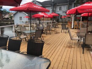 Waterfront Patio at the Bobcaygeon Inn